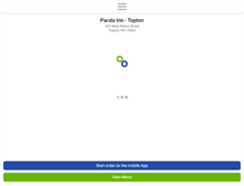 Tablet Screenshot of pandainntopton.com